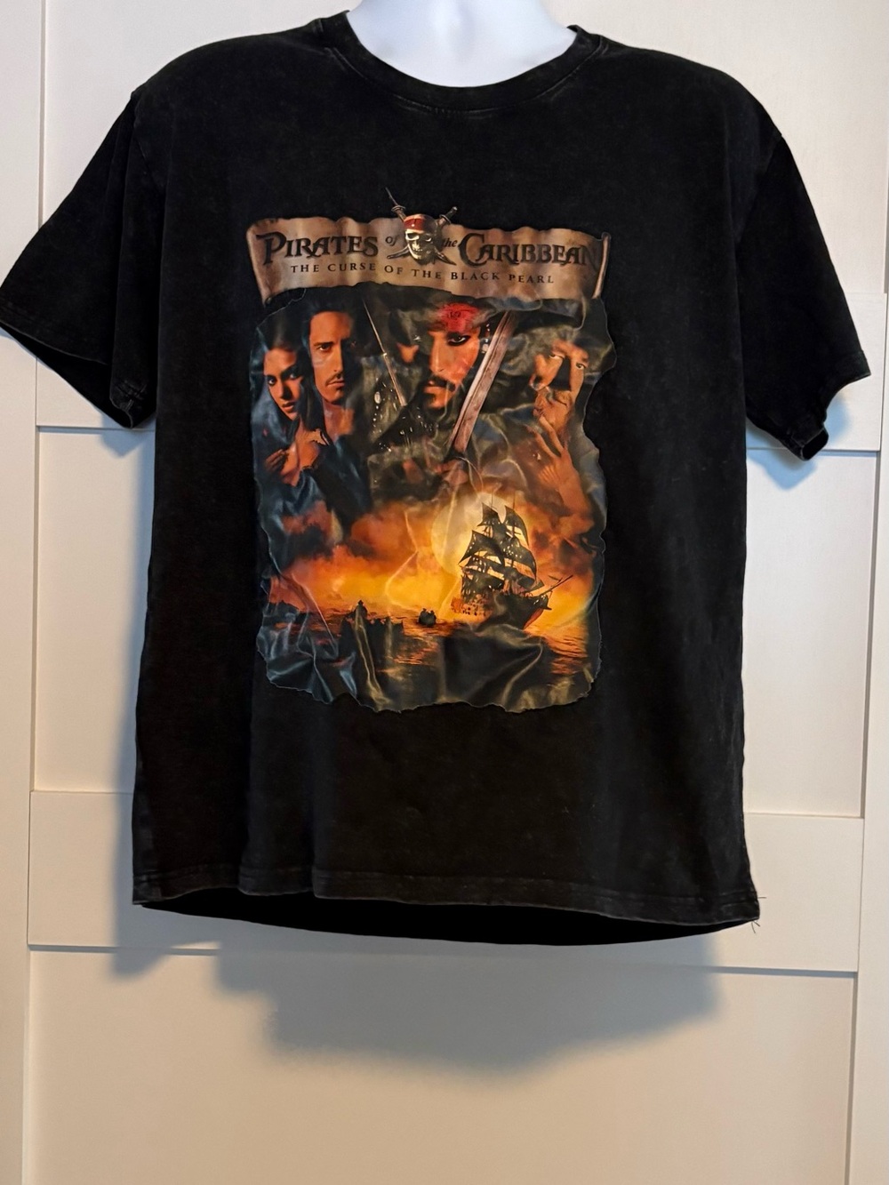 Pirates of the Caribbean Black Graphic Tee - Men